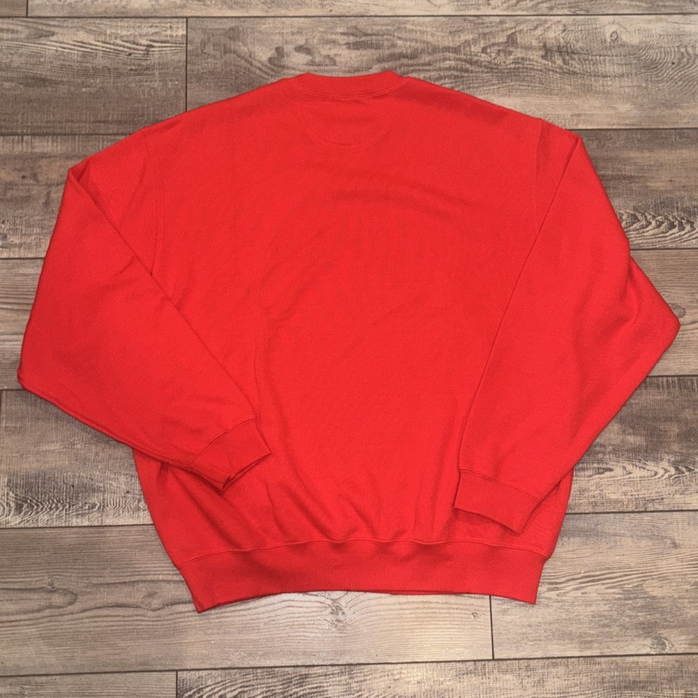 Façonnable Red Crewneck Sweater Size Large - Picture 6 of 6